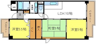 メルベーユの物件間取画像